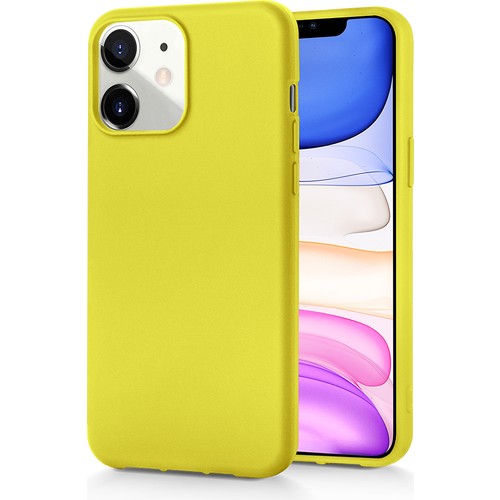 Ttec Smooth iPhone 11 Uyumlu Lansman Arka Kapak Koruma Kılıfı Orijinal - Sarı